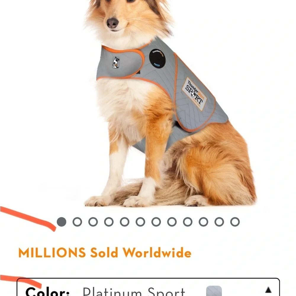 Thundershirt Sport Calming Vest for Pup SZ S (15-25 pounds)